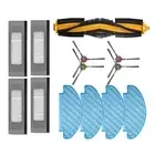 Roller Brush+Mop Cloths+Filters+Side Brushes Vacuum Kit For Ecovacs DEEBOT OZMO