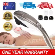 Electric Hand held Massager Full Body Massage Heat Neck Back Shoulder Leg OZ