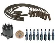 ACDelco Ignition Kit Distributor Rotor Cap Wire & Spark Plugs for K2500 K3500 V8