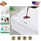Fitted Waterproof King Mattress Protector - Snug 18 Inch Deep Pocket Design