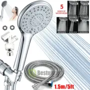 Cabezal De Ducha Para Baño Con Spray Mano Manguera Grifo Regadera Shower Moderna