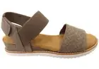 Womens Skechers Bobs Desert Kiss Memory Foam Footbed Sandals - ModeShoesAU