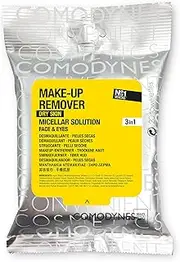 Comodynes Makeup Removers Toweletts for Face and Eyes with Oats for Dry Skin. 3 -20 towels packs
