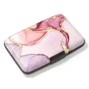 Credit Card Holder, Mini Aluminum Card Wallet RFID Blocking Slim Metal Hard C...