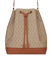 Saint Laurent Le Monogramme Bucket Bag in Canvas and Leather