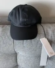 RICK OWENS SS24 LIDO RUNWAY BASEBALL CAP - Size Medium