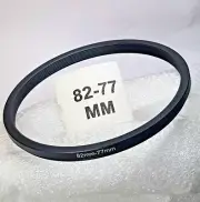 82-77mm Step-Down Lens Filter Converting Adapter Ring 82mm-77mm Metal 82-77 Thin