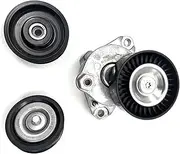 Compatible For Benz M272 M273 Engine Drive Belt Tensioner Assembly & 2 Idler Wheels A2722000270 A2722021019 A2722021419