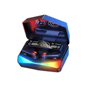 M28 Wireless Gaming Bluetooth 5.1TWS Sports Stereo No Delay LED Digital Display Smart Touch Noise Cancelling Headphones - Black