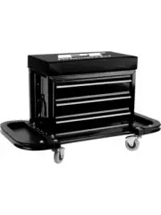 Performance Tool Creeper Seat Tool Box 350lbs. Capacity 3 Drawers (W85025)