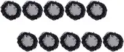 ELAYARD 10pcs Elastic Hair Bun Lace Hairnets for Women Ballet Dance Lightweight Hair Styling Accessories for Buns for Gymnastics