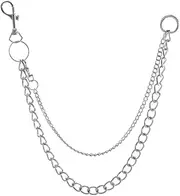 [Generic] Hip Hop Pants Jean Chain Trousers Chains Pocket Chains Keychains Body Jewelry for Men and Women