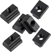 FELTECHELECTR 10pcs Slot Nuts Precision Sliding Nuts for Truck Bed Rails Carbon Steel Fasteners for Cleats and Accessories Suitable for Lathes and DIY Projects