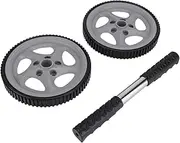 Mipcase Dual Wheel Non Slip Abdominal Roller Exercise Wheel Portable Home Fitness Equipment for Lightweight and Durable for Optimal Stability and Comfort