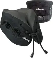 Cabeau Evolution Cool Travel Pillow- The Best Air Circulating Head and Neck Memory Foam Cooling Travel Pillow - Black