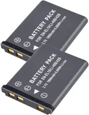 2x Packs Li-40B Li-42B Replacement Battery Compatible with Olympus Stylus 1050 850 795 790 770 720 725 SW FE-330 FE-280 FE-220 FE-230 FE-340 FE-360 FE-4030 TG-310 VR-310 NP-45