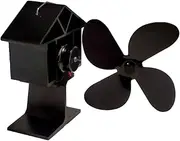 Wood Stove Fan - Silent Thermal Eco Fan,Heat Fan for Wood Stove, Wood Log Burner Fireplace Fan, Quiet Circulating Warm Air Fan for Log Burner