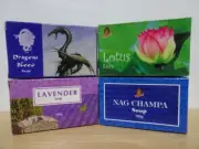 Kamini Soap Nag Champa, Lotus, Lavender, Dragons Blood MIX - 4 x 100g Bars
