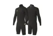 VISSLA Men's 2/2 7SEAS Chest-Zip L/S Spring Suit - BLK - Size Large - LAST ONE