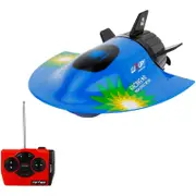 Catzon Remote Control Mini Submarine with Rechargeable Battery for Kids-Blue