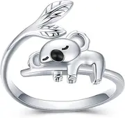 [Generic] Ring Cute Animal Ring Adjustable Open Ring Jewelry for Women