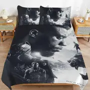 v6789 Bed Sheets Bedding Black Panther Bedding Sets Ultra Soft Skin-Friendly Duvet Cover 3 Piece, Cute Comforter Cover Bed Set for Boys Girls Kids (