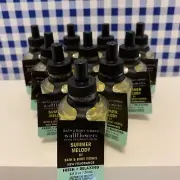 Ten (10) Wallflowers ~ SUMMER MELODY ~ With Essential Oils ~ Bath & Body Works