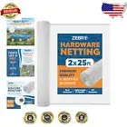 Classic White Plastic Mesh Barrier Roll - Protect Pets & Enhance Safety Outdoors