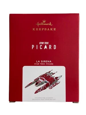 2021 Hallmark Ornament Star Trek Picard La Sirena Magic Sound, New