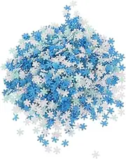 Healvian Nail Slice Decorations Nails Snowflake Glitter Snowflake Sequins Stickers Polymer Clay Sequins Manicure Patches Polymer Clay