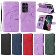 For Samsung Galaxy S23 Ultra S22 S21FE S20FE Card Slot Stand Leather Wallet Case
