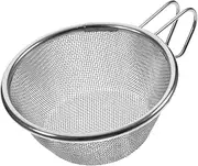 Abaodam Camping Mesh Strainer Fine Mesh Spoon for Juice Soybean Milk Kitchen Filtering Durable Reusable Easy to Clean for Home Camping Use
