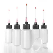 TITGGI 5 Pcs Needle Oiler (1 OZ), Precision Gun Oil Bottle, LDPE Oil Applicator
