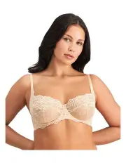 [Pleasure State] My Fit Lace Underwire Bra in Frappe