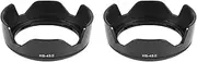 Binxind 2X Lens Hood Camera HB-45 II Bayonet Lens Hood for AF-S DX NIKKOR 18-55mm F / 3.5-5.6G VR Black