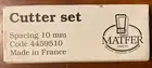 MATFER Cutter Set Model Code 4459510 Spacing 10mm - Julienne Blade For Mandolin