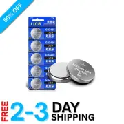 Reliable CR2450 3V Button Cell Batteries - Leak-Free & Cost-Effective 5-Pack