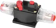 Grcfumo Car Circuit Breaker, ABS, Alloy 12 to 24V Car Auto Accessory, Audio Amplifier Reset Circuit Breaker Holder for Automobile Ship