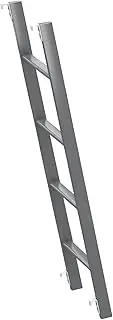 Loft/Twin Bunk Bed Ladder (Adjustable Hooks Position), Metal Gray Elevated Bed Ladders for RV Travel Trailer, 45/51/55/59 Inch Tall (Size : 1.4m/4.6ft)