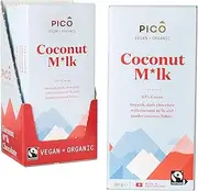 Pico Chocolate, Organic Coconut Milk - 10 Pack x 80g Blocks