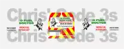 Code 3 Adhesive Vinyl Decal Suit Oxford Diecast 1/76 van - Fuel Doctor Van
