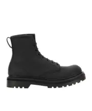 Premiata Round Toe Lace-Up Ankle Boots 9,10 black