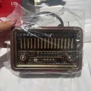 Prunus J-170 Vintage Design Radio , Bluetooth, usb mp3 am fm Wine Red Brand new
