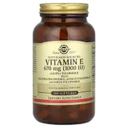 Solgar, Vitamin E, d-Alpha Tocopherol Plus d-Gamma Tocopherol, d-Delta Tocopherol and d-Beta Tocopherol, 100 Softgels