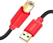 Printer Cable 30Ft USB 2.0 High Speed Gold