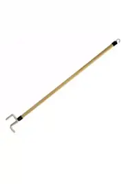 Dressing Stick Aid With Zipper Puller and Sock/Stocking Remover Made in USA