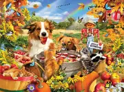 SunsOut Bobbing for Apples 300 Piece Jigsaw Puzzle By Lori Schory