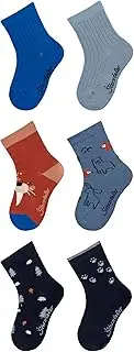 [Sterntaler] Boys' Walrus Socks, Pack of 6