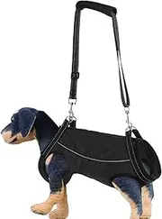 Dog Support Sling - Padded Dog Mobility Harness,Escape-Proof Recovery-Friendly Support Adjustable for Weak Rear Legs Running Car Travel Old Disabled Pets