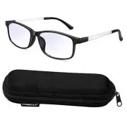 1.0 Reading Glass Men, Blue Light Blocking Glasses for Computer, Lightweight